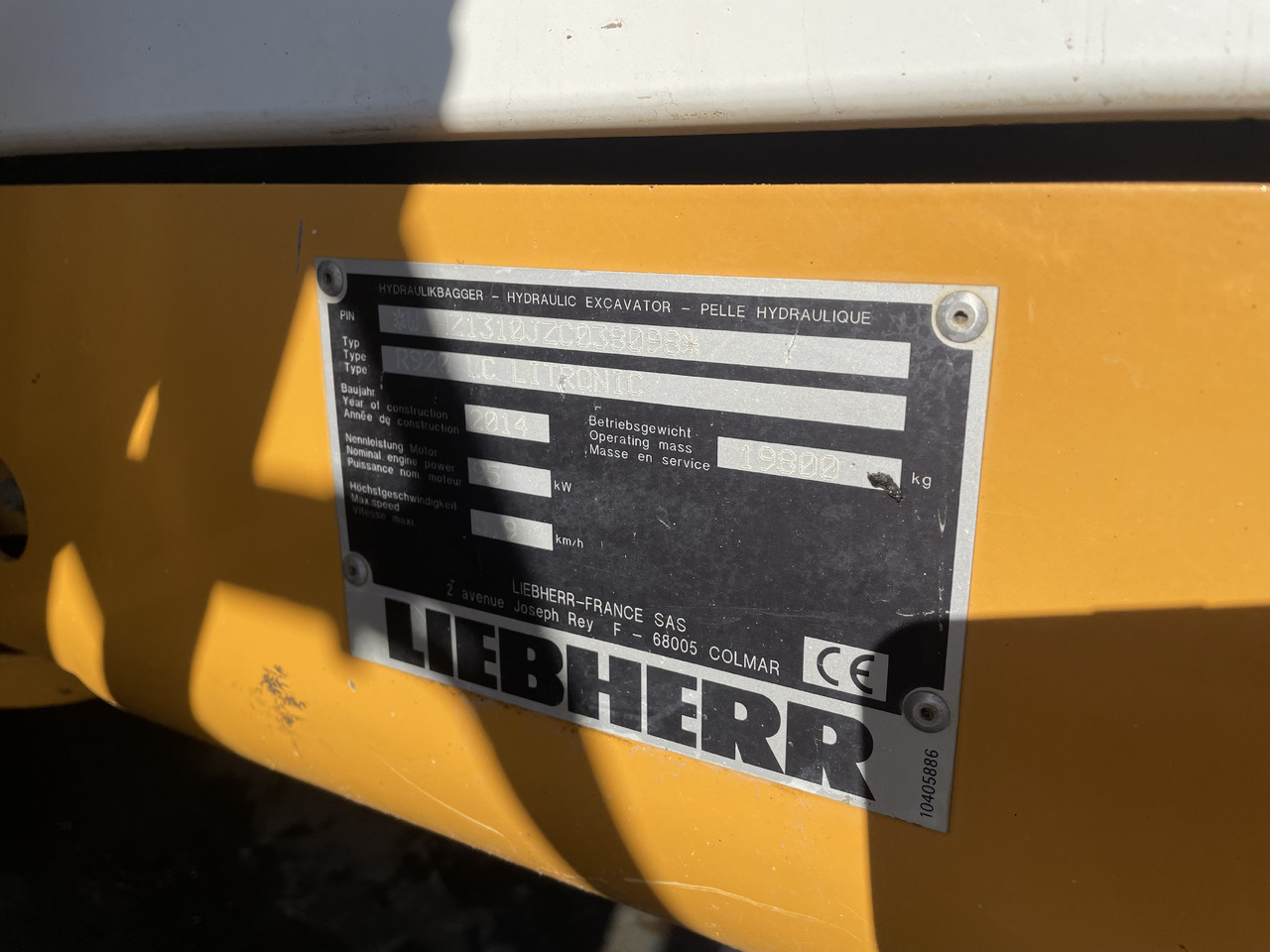 LIEBHERR R920 r920LC - Pelle sur chenille: photos 4 LIEBHERR R920 r920LC - Pelle sur chenille: photos 4