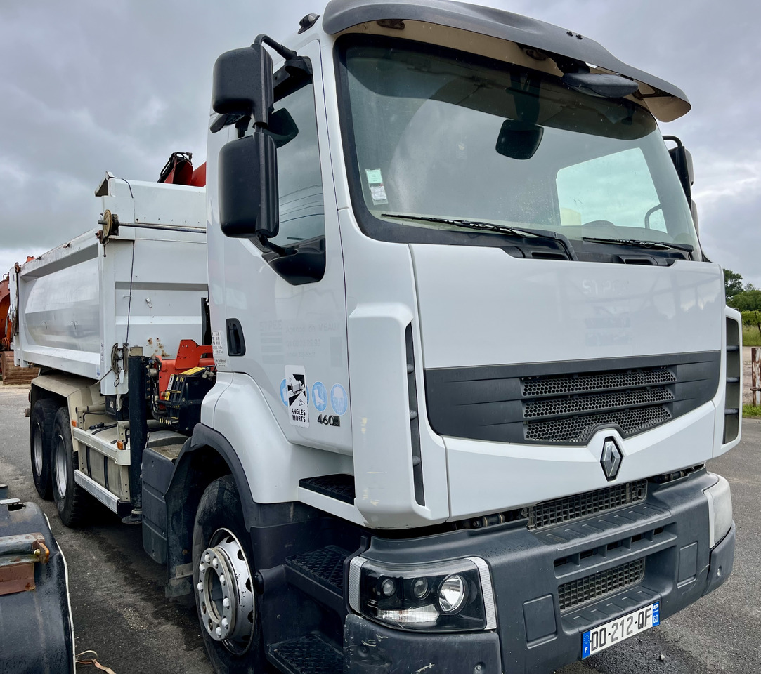 RENAULT Premium Lander 460dxi bibenne grue Palfinger pk16001 - Camion benne, Camion grue: photos 1 RENAULT Premium Lander 460dxi bibenne grue Palfinger pk16001 - Camion benne, Camion grue: photos 1