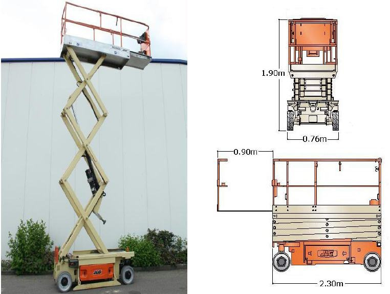 JLG 3246 - Nacelle ciseaux: photos 1 JLG 3246 - Nacelle ciseaux: photos 1