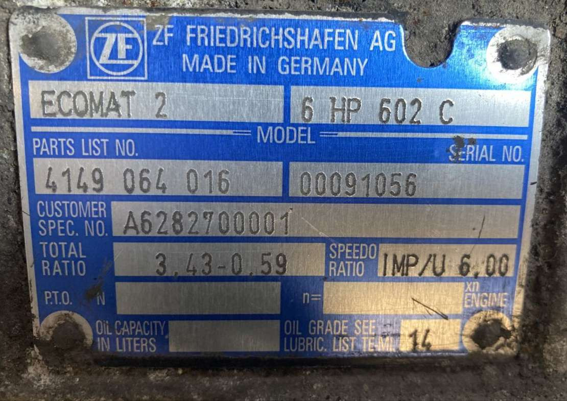 ZF Getriebe ZF 6HP 602C 6HP602C 4149064016 Mercedes Citaro Ecomat 2 A6282700001 - Boîte de vitesse pour Bus: photos 2 ZF Getriebe ZF 6HP 602C 6HP602C 4149064016 Mercedes Citaro Ecomat 2 A6282700001 - Boîte de vitesse pour Bus: photos 2