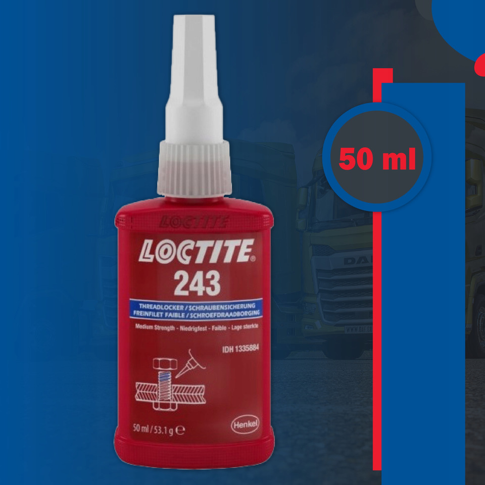 Loctite KLEJ DO GWINTÓW LOCTITE 243 50ML 0068197 - Pièce universelle: photos 2 Loctite KLEJ DO GWINTÓW LOCTITE 243 50ML 0068197 - Pièce universelle: photos 2
