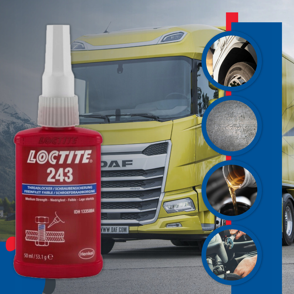 Loctite KLEJ DO GWINTÓW LOCTITE 243 50ML 0068197 - Pièce universelle: photos 3 Loctite KLEJ DO GWINTÓW LOCTITE 243 50ML 0068197 - Pièce universelle: photos 3