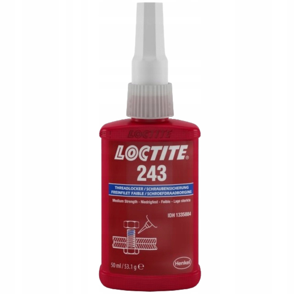 Loctite KLEJ DO GWINTÓW LOCTITE 243 50ML 0068197 - Pièce universelle: photos 1 Loctite KLEJ DO GWINTÓW LOCTITE 243 50ML 0068197 - Pièce universelle: photos 1