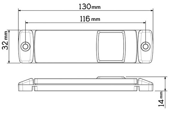 TRP Tylna lampa obrysowa LED 1528143 zamiennik Hella 2PS 008 645 - Lumière/ Éclairage: photos 2 TRP Tylna lampa obrysowa LED 1528143 zamiennik Hella 2PS 008 645 - Lumière/ Éclairage: photos 2