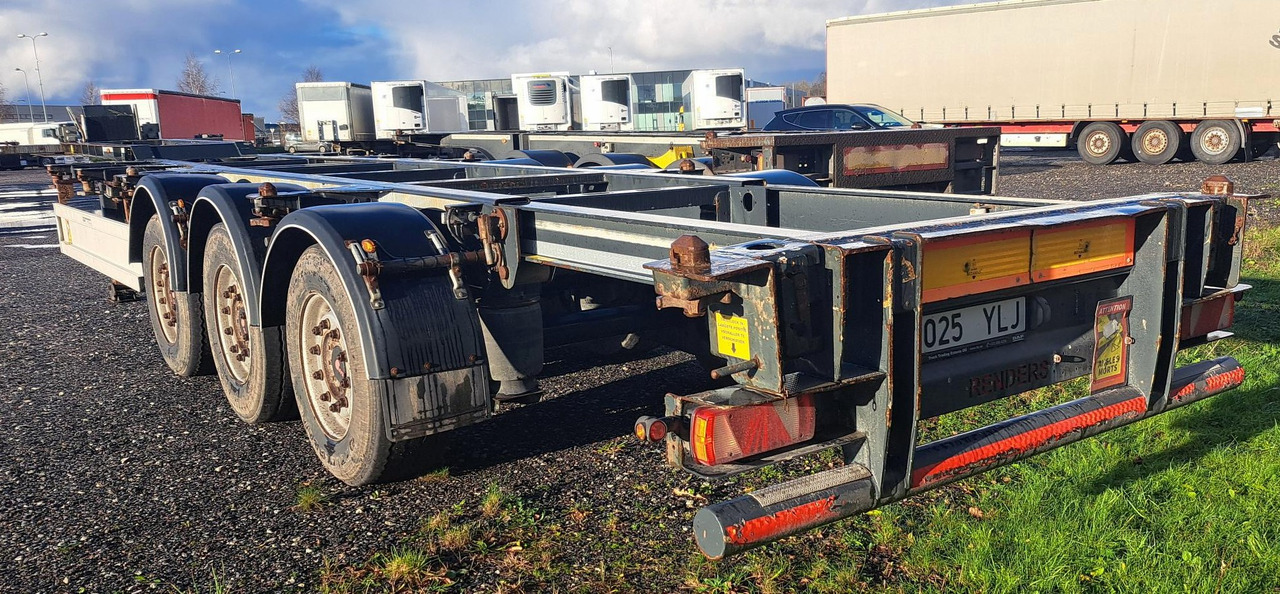 RENDERS EURO 922 - Semi-remorque porte-conteneur/ Caisse mobile: photos 1 RENDERS EURO 922 - Semi-remorque porte-conteneur/ Caisse mobile: photos 1