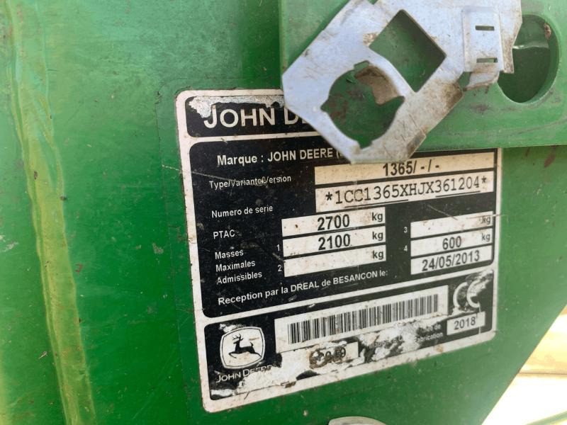 JOHN DEERE FCA1365 - Faucheuse: photos 3 JOHN DEERE FCA1365 - Faucheuse: photos 3