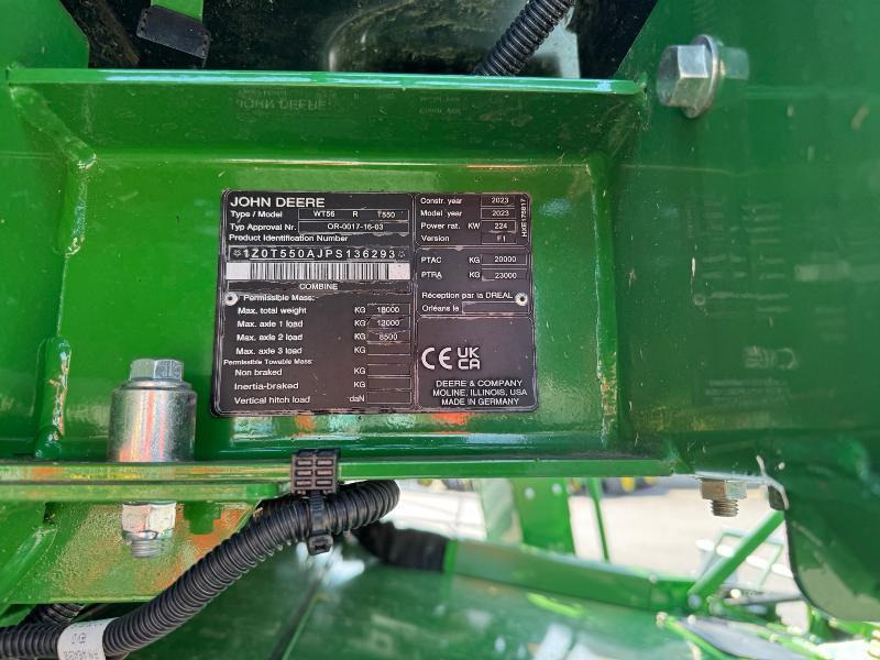 JOHN DEERE T550 - Moissonneuse-batteuse: photos 4 JOHN DEERE T550 - Moissonneuse-batteuse: photos 4