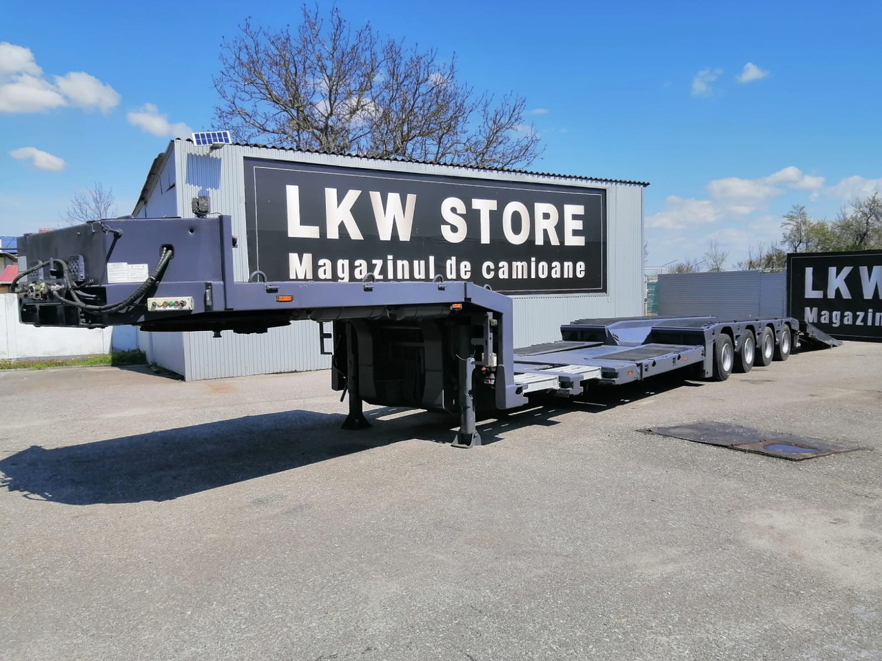 Langendorf Trailer-Tiefbett, 4 Axe, 59 to, extension, TOP !!! - Semi-remorque surbaissé: photos 5 Langendorf Trailer-Tiefbett, 4 Axe, 59 to, extension, TOP !!! - Semi-remorque surbaissé: photos 5