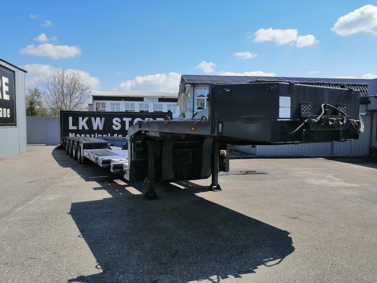 Langendorf Trailer-Tiefbett, 4 Axe, 59 to, extension, TOP !!! - Semi-remorque surbaissé: photos 3 Langendorf Trailer-Tiefbett, 4 Axe, 59 to, extension, TOP !!! - Semi-remorque surbaissé: photos 3