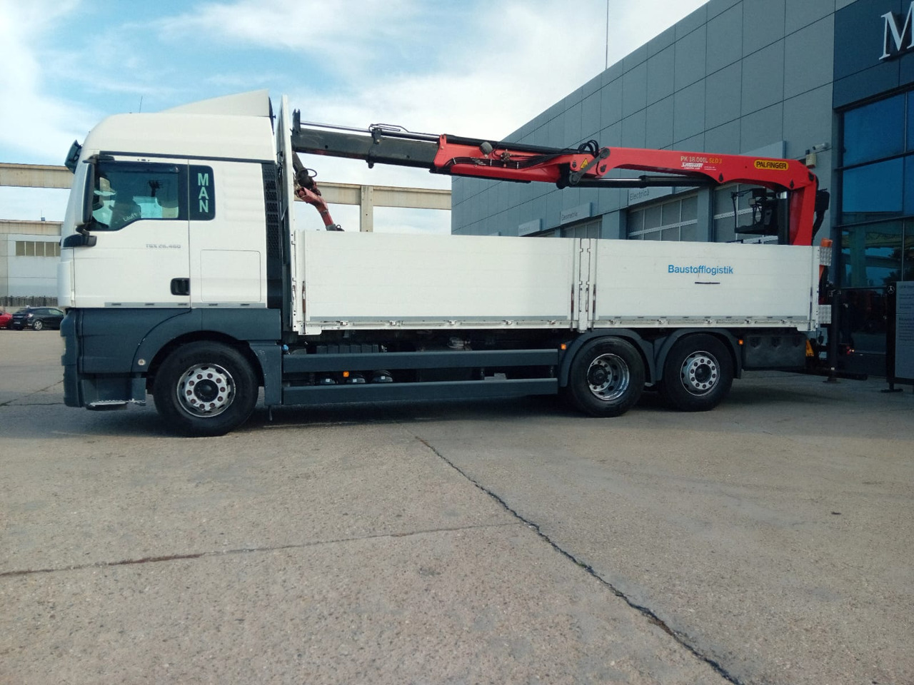 MAN TGX 26.460 6×2, Palfinger Crane PK 18001L - Camion plateau, Camion grue: photos 2 MAN TGX 26.460 6×2, Palfinger Crane PK 18001L - Camion plateau, Camion grue: photos 2