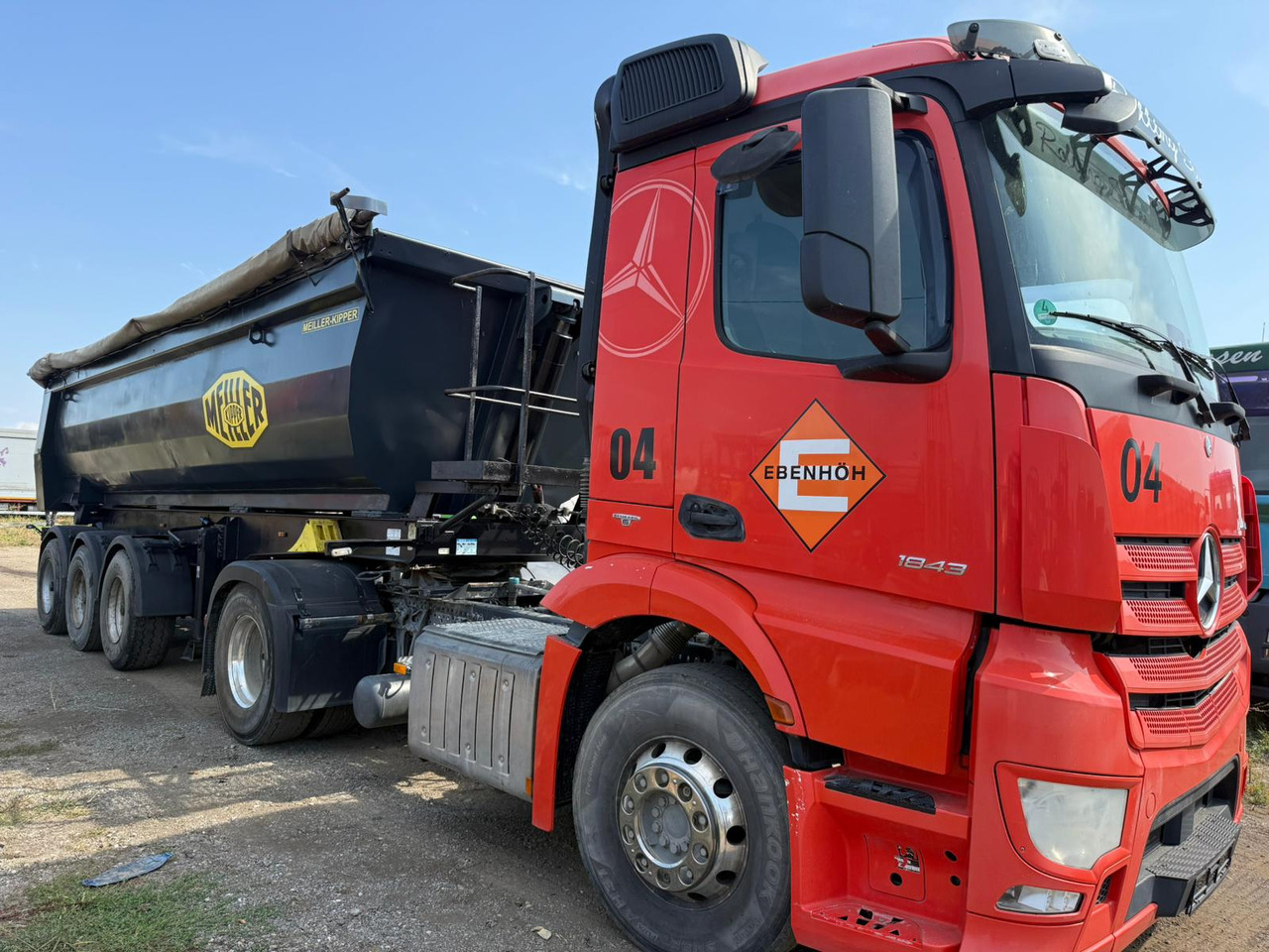MERCEDES-MEILLER TILTABLE ASSEMBLY - Tracteur routier, Semi-remorque benne: photos 2 MERCEDES-MEILLER TILTABLE ASSEMBLY - Tracteur routier, Semi-remorque benne: photos 2