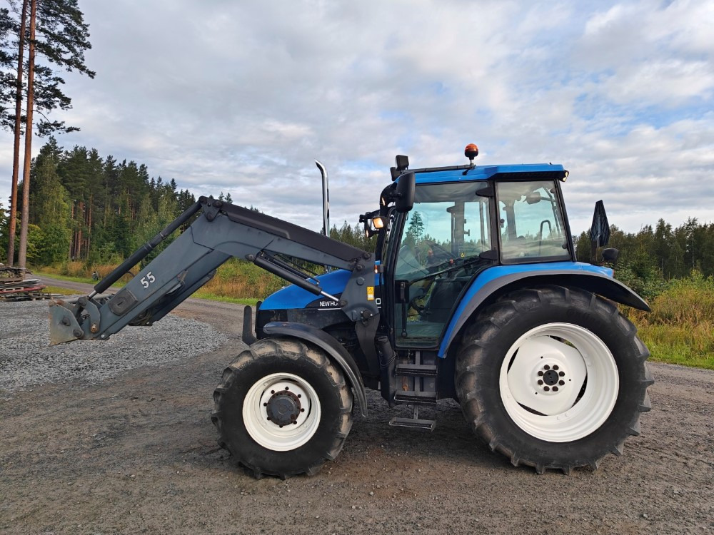 New Holland TS100, ES vaihteisto, ilmastointi, etukuormaaja Ålö Q55, katso video! - Tracteur agricole: photos 2 New Holland TS100, ES vaihteisto, ilmastointi, etukuormaaja Ålö Q55, katso video! - Tracteur agricole: photos 2