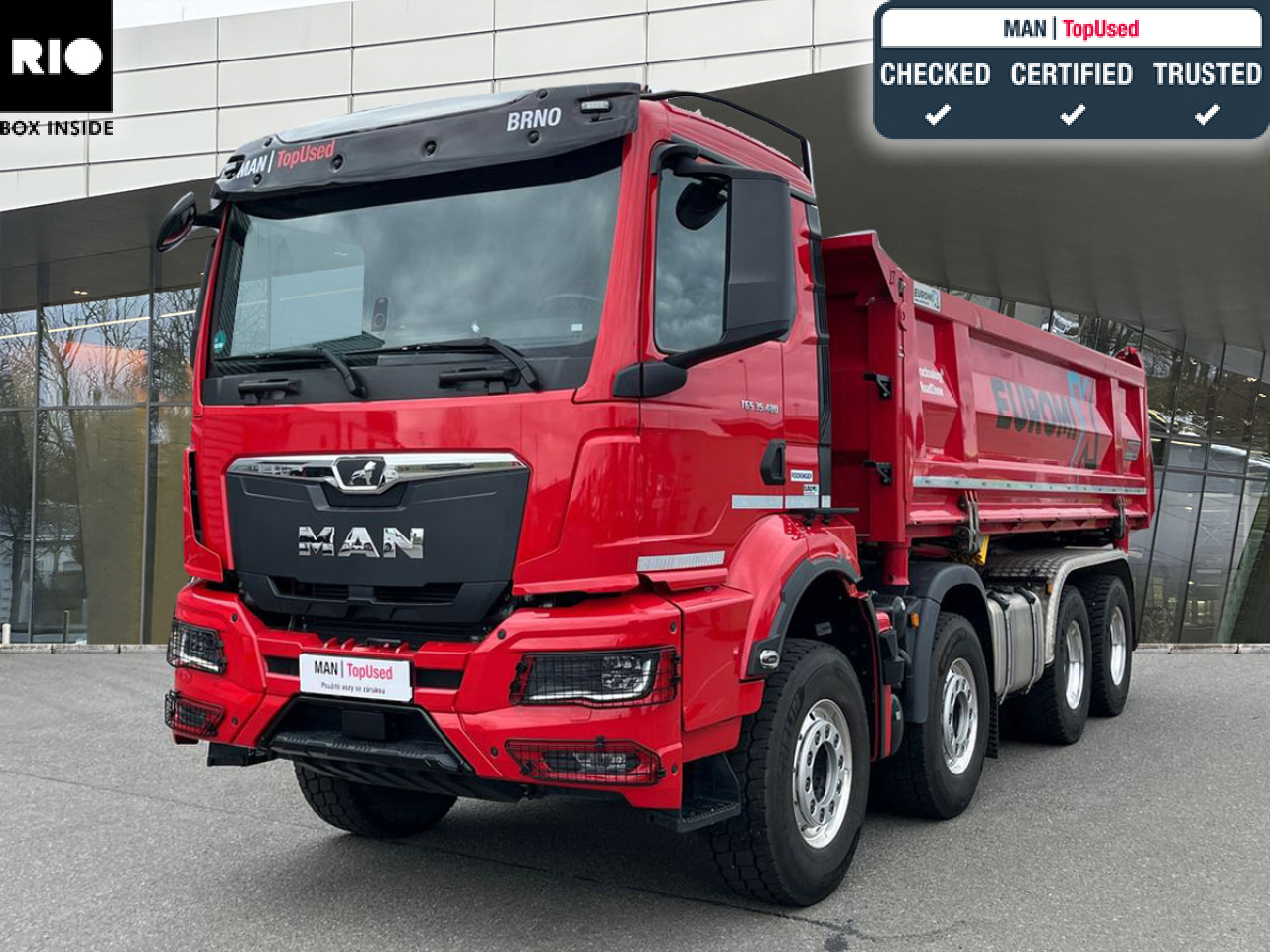 MAN TGS 35.480 8x4 BB CH WARRANTY 4/2027 Euro6 Klima - Camion benne: photos 1 MAN TGS 35.480 8x4 BB CH WARRANTY 4/2027 Euro6 Klima - Camion benne: photos 1