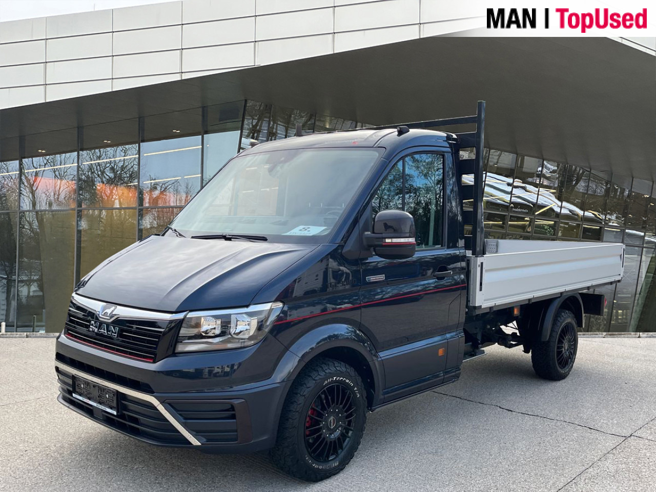 MAN TGE 3.180 4X4 Individual SB, Automatic, Flat bed - Fourgon plateau: photos 1 MAN TGE 3.180 4X4 Individual SB, Automatic, Flat bed - Fourgon plateau: photos 1