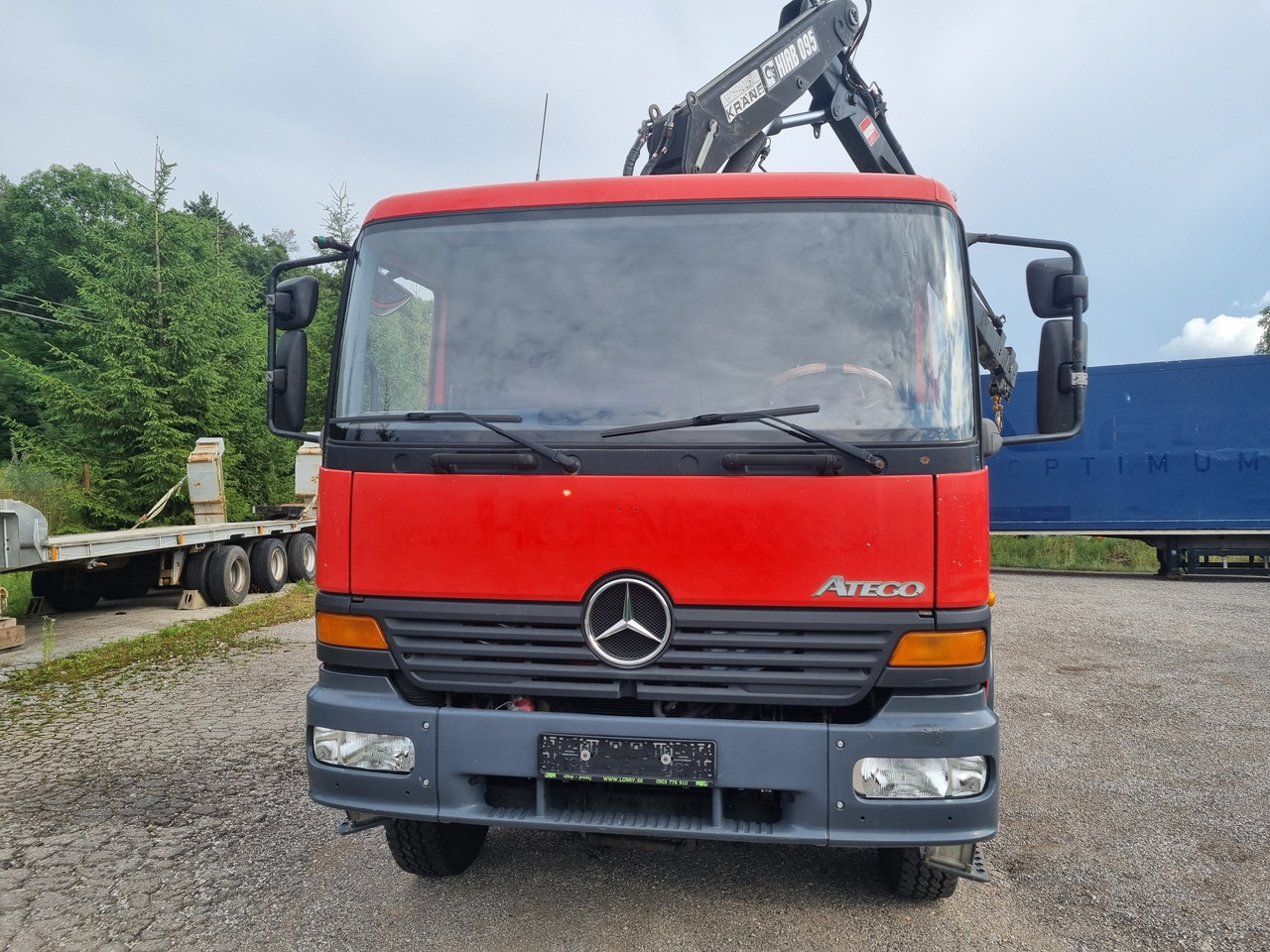 MERCEDES-BENZ ATEGO 1323 4x4 tipper + crane HIAB 095 - Camion benne, Camion grue: photos 2 MERCEDES-BENZ ATEGO 1323 4x4 tipper + crane HIAB 095 - Camion benne, Camion grue: photos 2