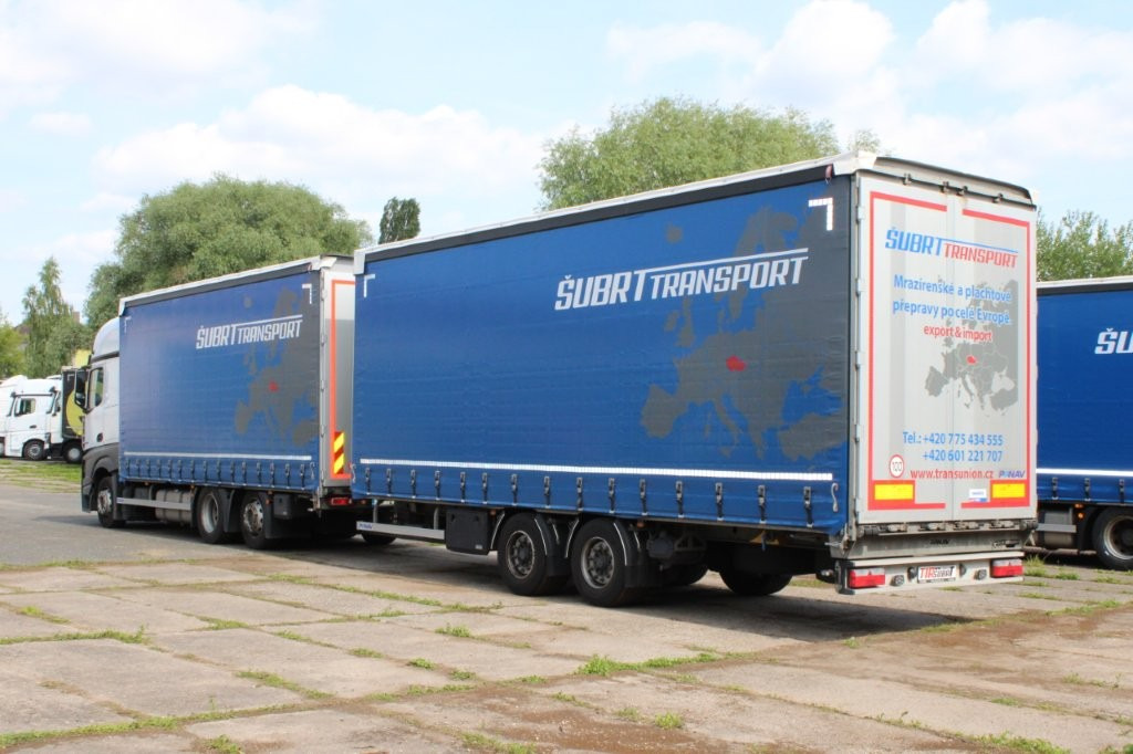 Mercedes-Benz Actros 2542 NAVIGACE + PANAV TVK 18 M (8,20m x 2,4 - Camion à rideaux coulissants, Remorque rideaux coulissants: photos 5 Mercedes-Benz Actros 2542 NAVIGACE + PANAV TVK 18 M (8,20m x 2,4 - Camion à rideaux coulissants, Remorque rideaux coulissants: photos 5