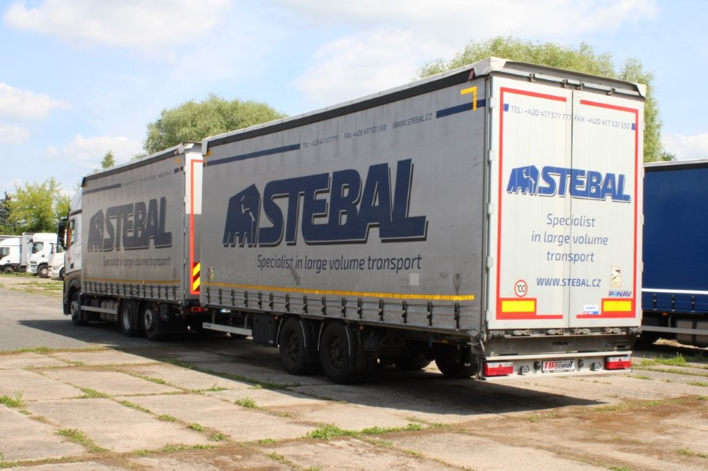 Mercedes-Benz Actros 2542 NAVIGACE + PANAV TVK 18 M (8,20m x 2,4 - Camion à rideaux coulissants, Remorque rideaux coulissants: photos 3 Mercedes-Benz Actros 2542 NAVIGACE + PANAV TVK 18 M (8,20m x 2,4 - Camion à rideaux coulissants, Remorque rideaux coulissants: photos 3