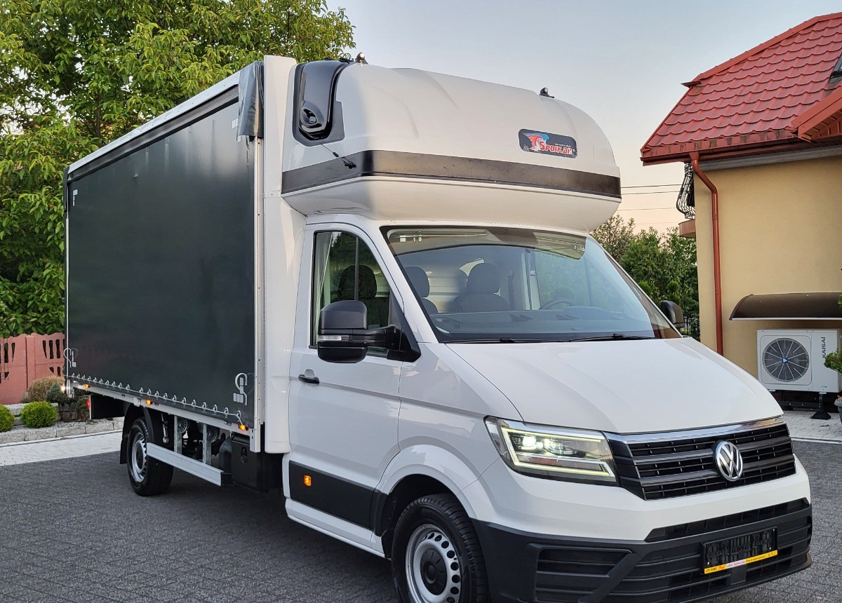 Volkswagen Crafter jak Nowy Automatik L2 H2 Serwisowany Orginał 10 europalet Ful Serwis - Véhicule utilitaire plateau baché: photos 1 Volkswagen Crafter jak Nowy Automatik L2 H2 Serwisowany Orginał 10 europalet Ful Serwis - Véhicule utilitaire plateau baché: photos 1