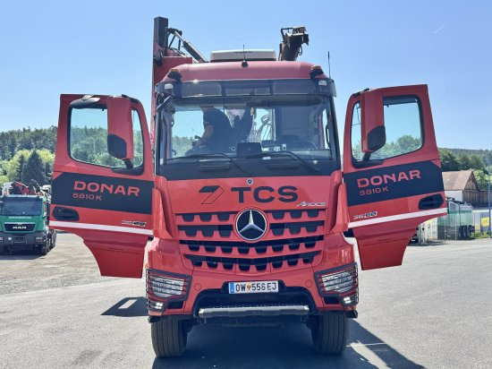 Mercedes-Benz ACTROS 6x4 DONAR 5810K ? Hack-LKW / Mobilhacker | TCS Umwelttechnik - Camion, Broyeur de végétaux: photos 4 Mercedes-Benz ACTROS 6x4 DONAR 5810K ? Hack-LKW / Mobilhacker | TCS Umwelttechnik - Camion, Broyeur de végétaux: photos 4