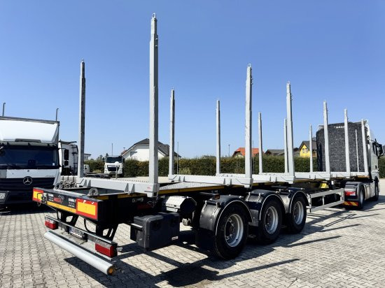 MEGA TIMBER LONG Holzauflieger 6 Rungenpaare - Semi-remorque grumier: photos 1 MEGA TIMBER LONG Holzauflieger 6 Rungenpaare - Semi-remorque grumier: photos 1