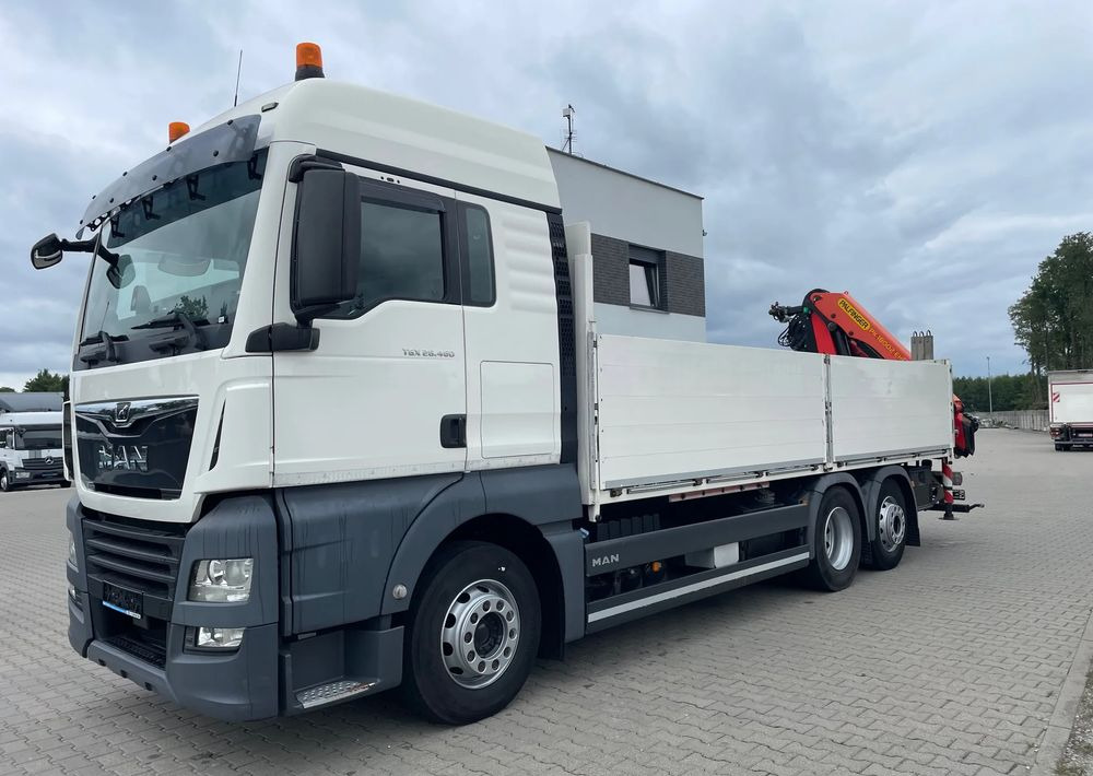 MAN TGX 26.460 HDS, PALFINGER PK 180002-EH, PILOT! - Camion plateau, Camion grue: photos 1 MAN TGX 26.460 HDS, PALFINGER PK 180002-EH, PILOT! - Camion plateau, Camion grue: photos 1