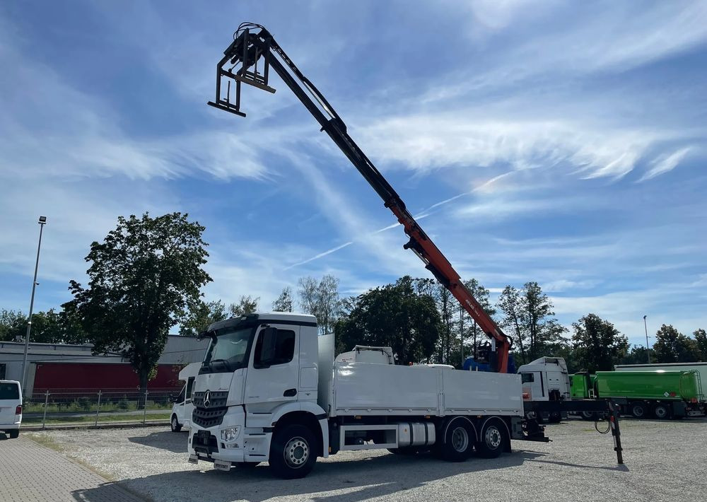 Mercedes-Benz Arocs 2545, HDS ATLAS 186.3 - PILOT - Camion plateau, Camion grue: photos 2 Mercedes-Benz Arocs 2545, HDS ATLAS 186.3 - PILOT - Camion plateau, Camion grue: photos 2