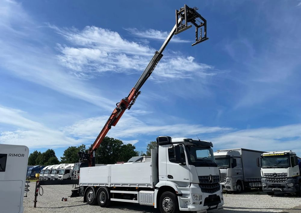 Mercedes-Benz Arocs 2545, HDS ATLAS 186.3 - PILOT - Camion plateau, Camion grue: photos 1 Mercedes-Benz Arocs 2545, HDS ATLAS 186.3 - PILOT - Camion plateau, Camion grue: photos 1