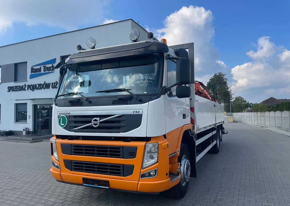 Volvo FM410 EURO 5, HDS ATLAS 165.2E-A2 RADIO STEROWANY, ZABUDOWA 7,1 m! - Camion plateau, Camion grue: photos 1 Volvo FM410 EURO 5, HDS ATLAS 165.2E-A2 RADIO STEROWANY, ZABUDOWA 7,1 m! - Camion plateau, Camion grue: photos 1