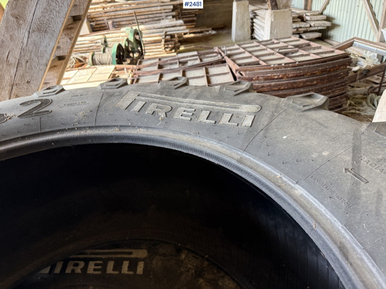 2 tires for tractor Pirelli 650/65R42 - Pneu pour Machine agricole: photos 4 2 tires for tractor Pirelli 650/65R42 - Pneu pour Machine agricole: photos 4