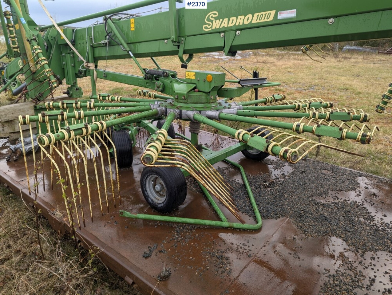 Rotary Rake Krone Swadro 1010 - Matériel de fenaison: photos 5 Rotary Rake Krone Swadro 1010 - Matériel de fenaison: photos 5