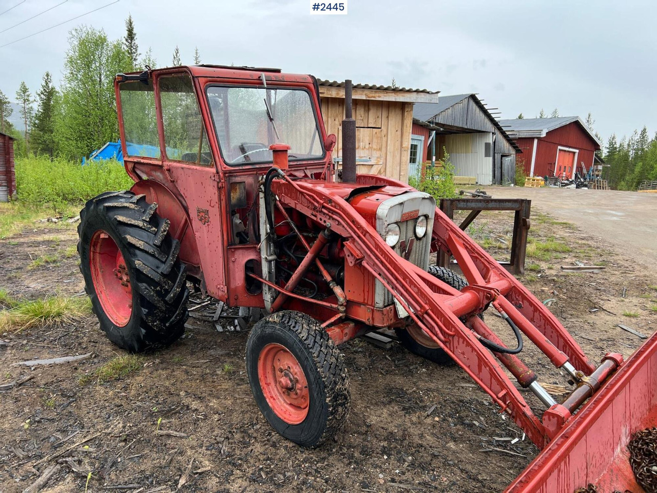VALMET 565 Tractor with bucket - Tracteur agricole: photos 5 VALMET 565 Tractor with bucket - Tracteur agricole: photos 5