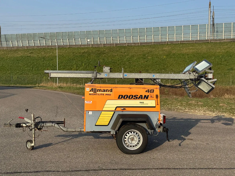 Doosan Allmand Night-Light Pro mobiele lichtmast LED - Mat d'éclairage: photos 3 Doosan Allmand Night-Light Pro mobiele lichtmast LED - Mat d'éclairage: photos 3