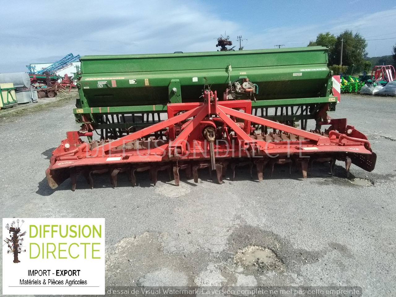 AMAZONE COMBINE DE SEMIS AD 402 - Combiné de semis: photos 1 AMAZONE COMBINE DE SEMIS AD 402 - Combiné de semis: photos 1