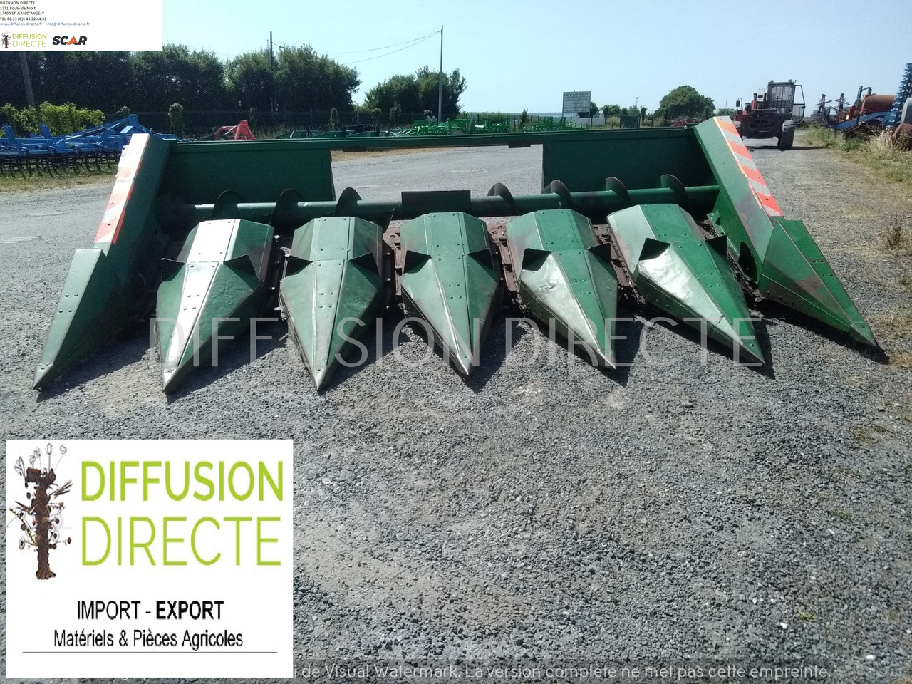 JOHN DEERE CUEILLEUR POUR MOISSONNEUSE 646 - Cueilleur de maïs: photos 1 JOHN DEERE CUEILLEUR POUR MOISSONNEUSE 646 - Cueilleur de maïs: photos 1