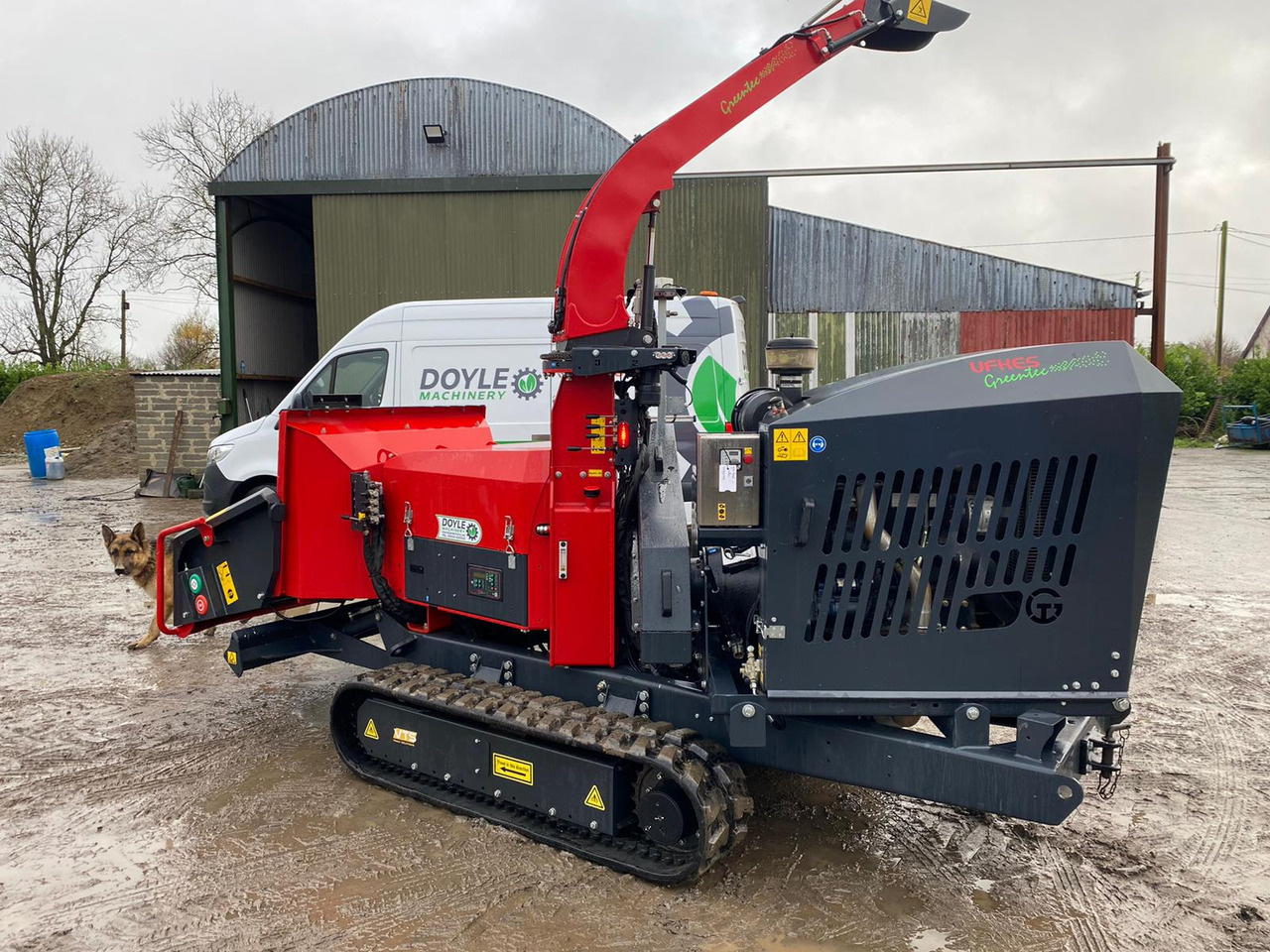 UFKES Greentec Cheetah 30 Tracked - Broyeur de végétaux: photos 2 UFKES Greentec Cheetah 30 Tracked - Broyeur de végétaux: photos 2