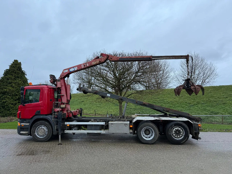 Scania P270 Kabelsysteem HMF Kraan Low KM NL TRUCK 6X2 - Camion grue: photos 5 Scania P270 Kabelsysteem HMF Kraan Low KM NL TRUCK 6X2 - Camion grue: photos 5