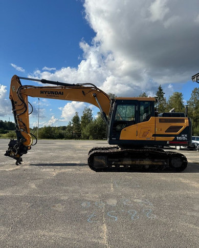 HyundaiHX160L + Engcon - Pelle sur chenille: photos 1 HyundaiHX160L + Engcon - Pelle sur chenille: photos 1