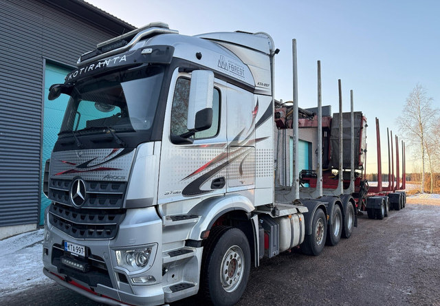 Mercedes-BenzArocs - Camion grumier: photos 1 Mercedes-BenzArocs - Camion grumier: photos 1