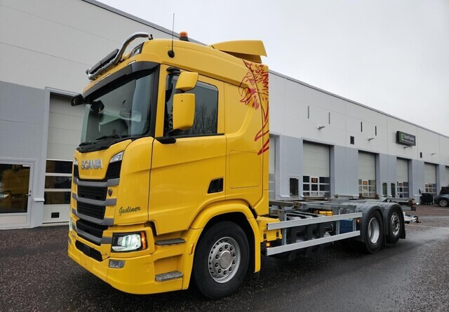 Scania R410 CNG / CBG 6x2 - Camion porte-conteneur/ Caisse mobile: photos 1 Scania R410 CNG / CBG 6x2 - Camion porte-conteneur/ Caisse mobile: photos 1
