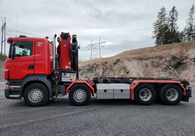 Scania R500 V8 8x4 - Camion - système de câble, Camion grue: photos 2 Scania R500 V8 8x4 - Camion - système de câble, Camion grue: photos 2
