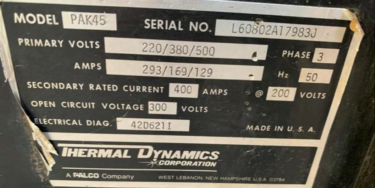 Plasma-Schneidanlage THERMAL ARC - Equipement de soudage: photos 4 Plasma-Schneidanlage THERMAL ARC - Equipement de soudage: photos 4