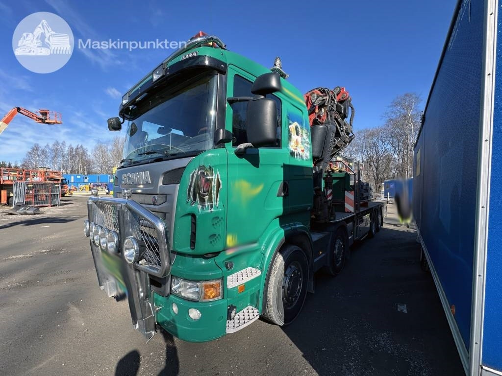 Scania R 440 LB - Camion grue: photos 2 Scania R 440 LB - Camion grue: photos 2