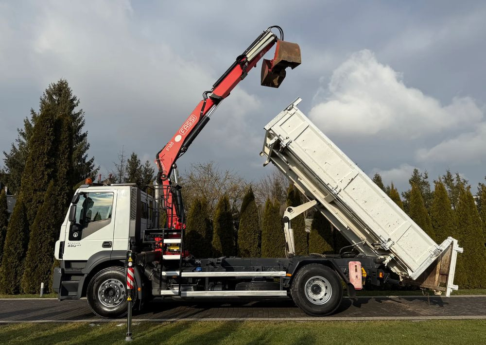 Camion benne Iveco STRALIS 330 / 4x2 / FASSI F135 / WYWROTKA: photos 17