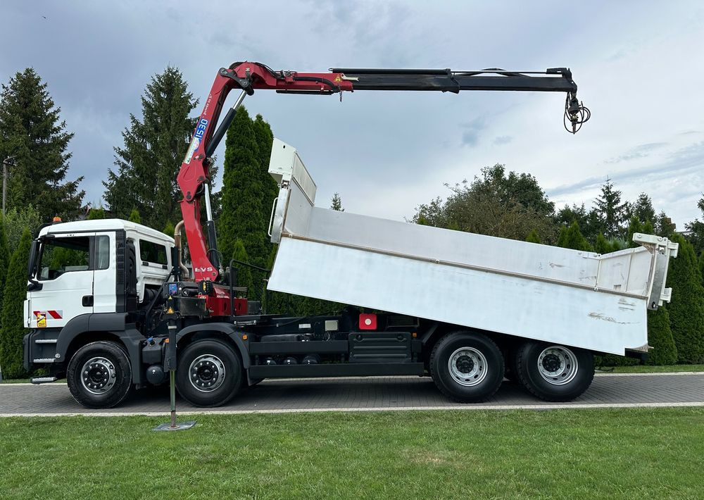 MAN TGS 440 / 8x4 / HMF 1530 / HYDROBURTA - Camion benne: photos 4 MAN TGS 440 / 8x4 / HMF 1530 / HYDROBURTA - Camion benne: photos 4