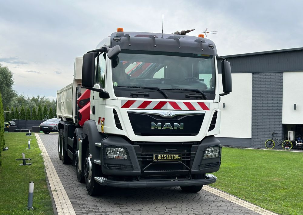 MAN TGS 440 / 8x4 / HMF 1530 / HYDROBURTA - Camion benne: photos 3 MAN TGS 440 / 8x4 / HMF 1530 / HYDROBURTA - Camion benne: photos 3
