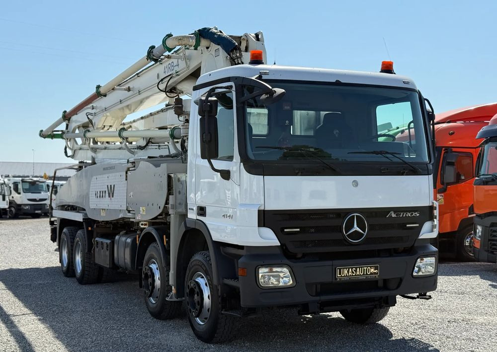 Mercedes-Benz ACTROS 4141 8X4 42 M GOTOWA DO PRACY - Camion pompe: photos 3 Mercedes-Benz ACTROS 4141 8X4 42 M GOTOWA DO PRACY - Camion pompe: photos 3