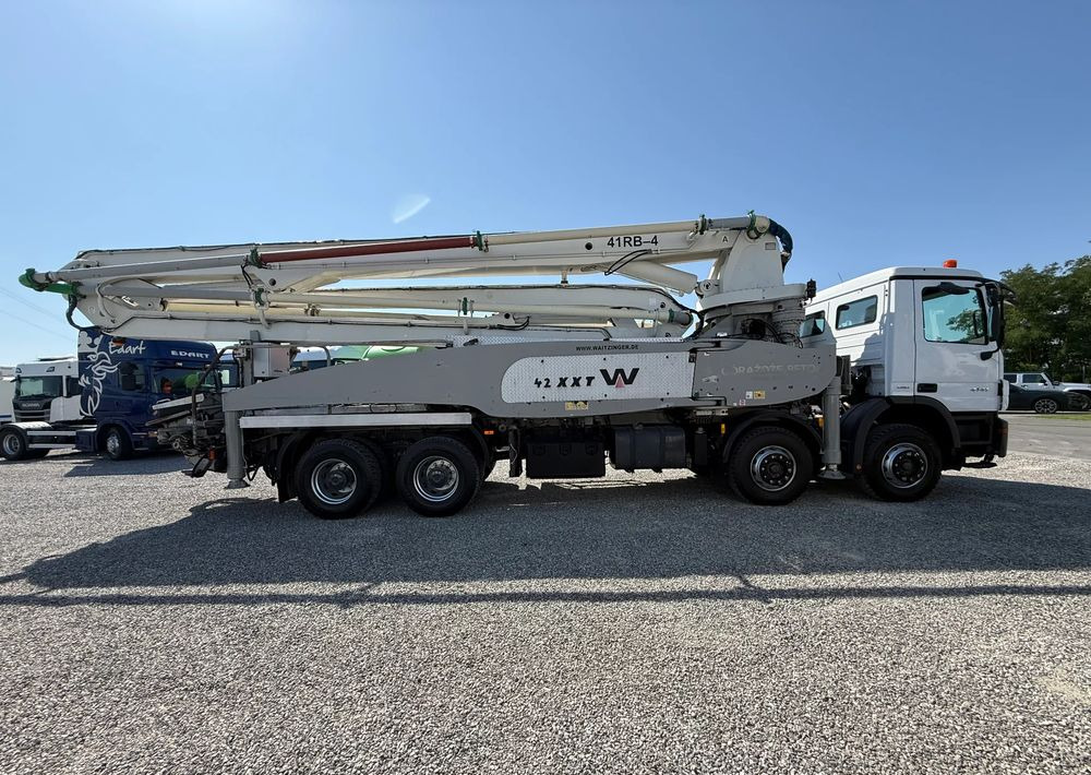 Mercedes-Benz ACTROS 4141 8X4 42 M GOTOWA DO PRACY - Camion pompe: photos 4 Mercedes-Benz ACTROS 4141 8X4 42 M GOTOWA DO PRACY - Camion pompe: photos 4
