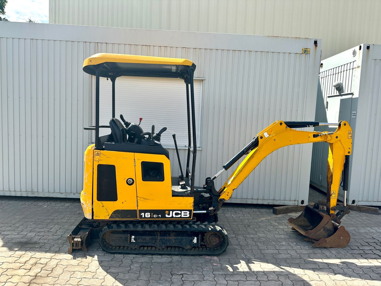 JCB 16C-1 /2020 BJ/1.283 BH/verbr. Laufwerk/2xLöffel - Mini pelle: photos 5 JCB 16C-1 /2020 BJ/1.283 BH/verbr. Laufwerk/2xLöffel - Mini pelle: photos 5