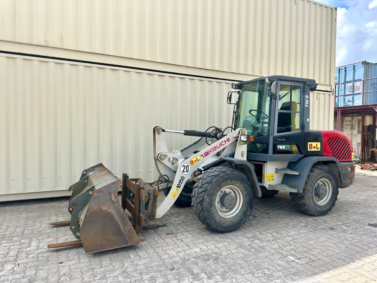 Terex TL80/2014 BJ/Schaufel + Gabel/ Deutsche Maschine - Chargeuse sur pneus: photos 1 Terex TL80/2014 BJ/Schaufel + Gabel/ Deutsche Maschine - Chargeuse sur pneus: photos 1