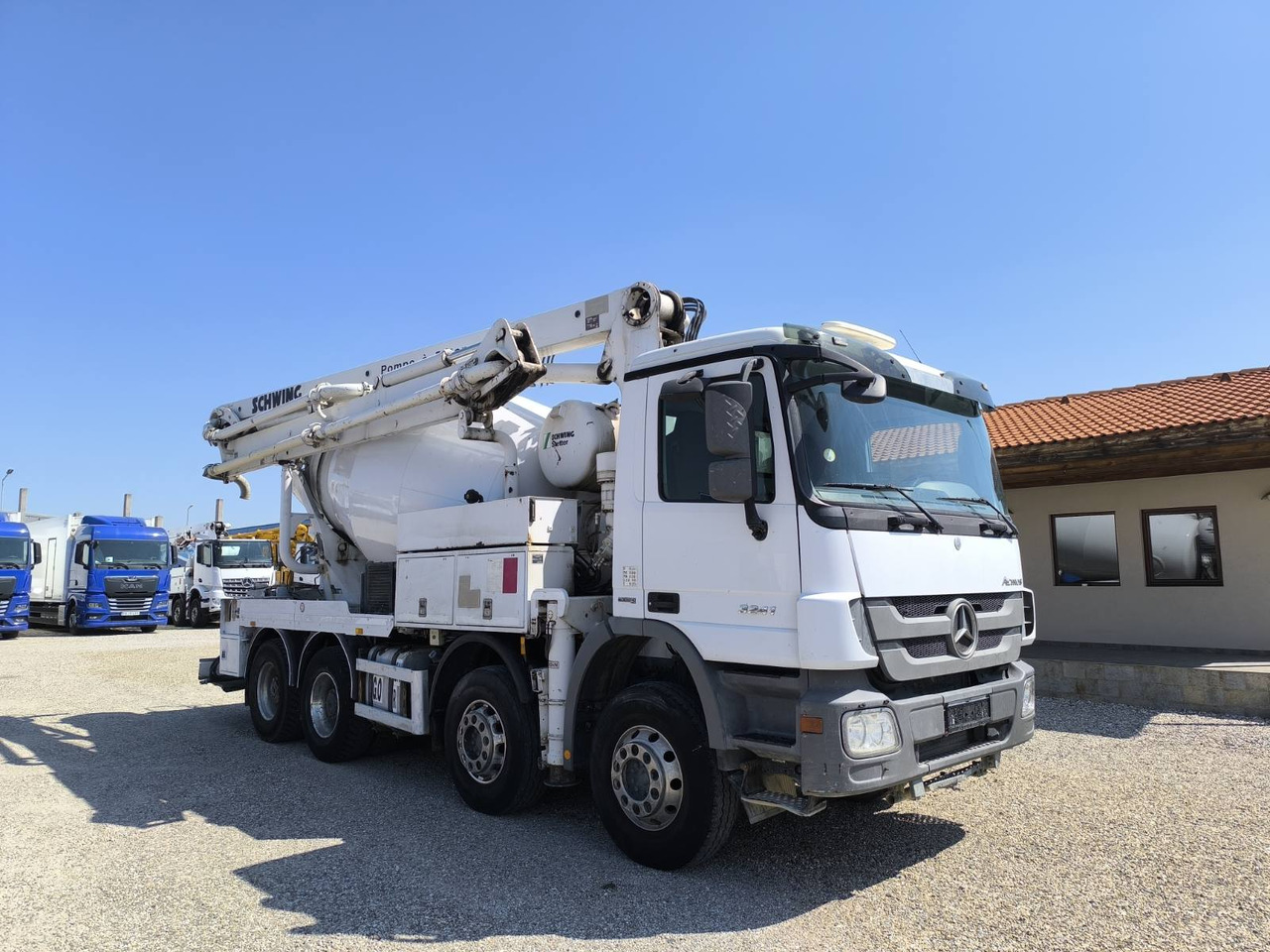 MERCEDES-BENZ ACTROS 3241 SCHWING FBP24 - Camion pompe: photos 1 MERCEDES-BENZ ACTROS 3241 SCHWING FBP24 - Camion pompe: photos 1